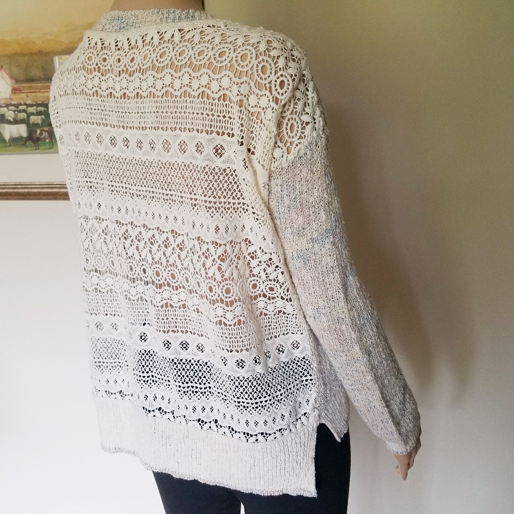 🍁SOLD🍁Free People Lace Back Sweater - Picture 5 of 5